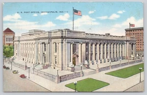Postcard US Post Office Indianapolis Indiana - Picture 1 of 2