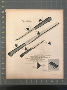 Robeson Shur-edge ad 1948, Birds, Paul Rand art - Picture 1 of 1
