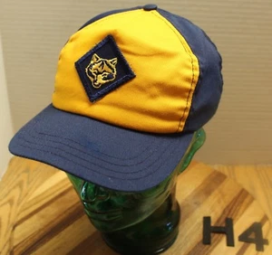 VINTAGE BSA CUB WOLF SCOUTS HAT SNAPBACK SIZE S/M USA MADE GOOD CONDITION H4 - Picture 1 of 3