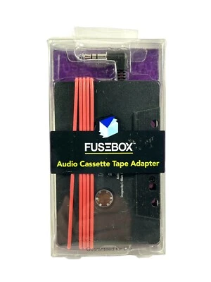 Fuse box AUX in Cassette Adapter for Universal Smartphones Black And Red - Image 1 of 2