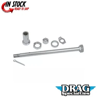 Drag Specialties 0214-0580 铬后轴套件 适用于 67-72 Big Twin (11.1875) — 第 1/3 张图片