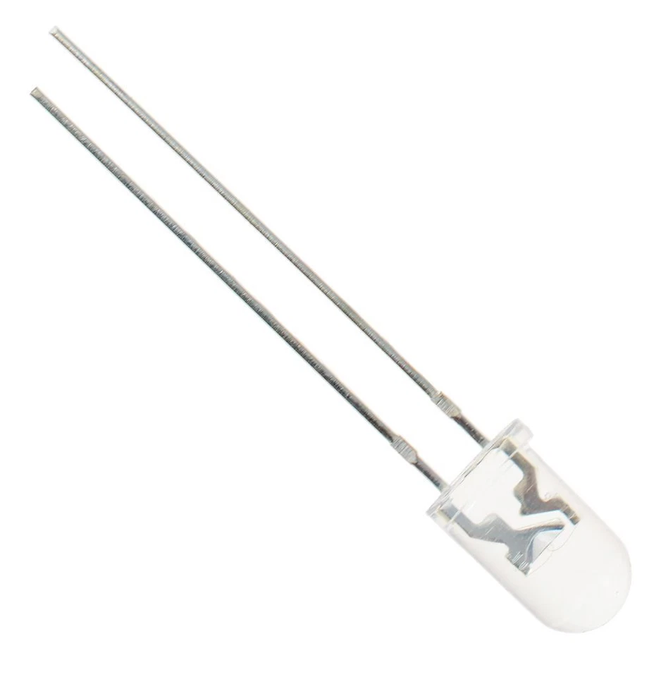 10 X Green 5mm LED Water Clear 6000mcd 30°