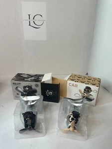 Bear Hiking Bear Pilot Car Fragrance Freshener Teddy Bear Black And Brown - Picture 1 of 2