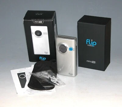 Cisco Flip Video MinoHD M3160 4GB Digital Camcorder(1Hr Recording) - New Battery - Image 1 of 4