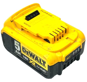 DeWALT DCB184-XE XR 18V 5.0Ah Lithium-ion Cordless Slide Battery With Fuel Gauge - Picture 1 of 3