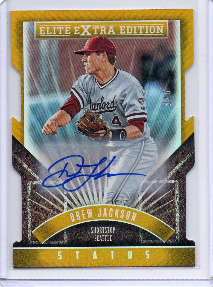 2015 Donruss Elite Status Drew Jackson Autograph RC 3/5 Auto - Image 1 of 1