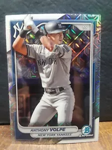 2024 Bowman Mega Box #76 Anthony Volpe Mojo Refractor New York Yankees - Picture 1 of 1