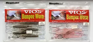 Megabass Vios Bumpee Worm Gummifisch Set Softbait Creature Bait Craw - Bild 1 von 2