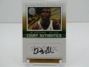 AL JEFFERSON 2004-05 E-XL CORTE AUTENTICA AUTOGRAFO AUTO! #037/100! CELTICI! - Foto 1 di 2