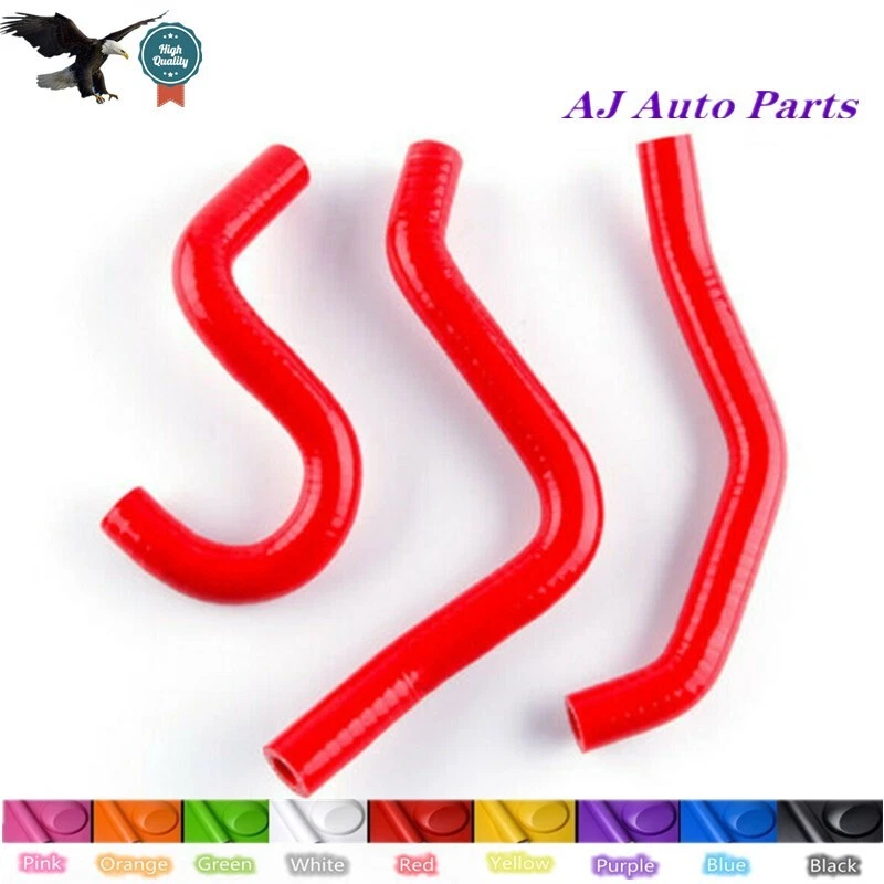 Manguera de radiador de silicona roja para Honda CR80R 1997-2002/CR85R Expert 2003-2008 Foto 1 de 3