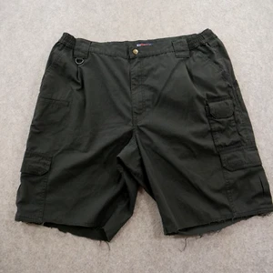 511 Tactical Shorts Mens 42 Black Cargo Pockets Flat Front Raw Hem 10" - Picture 1 of 19