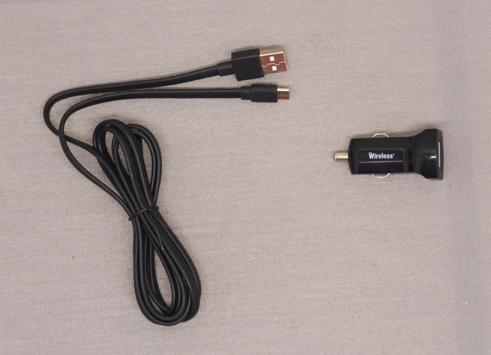 New Just Wireless Car Charger Micro USB Quick Charge 5 Ft. Cable Cord Black - Image 1 of 1