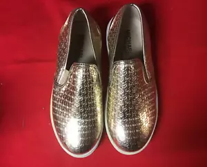 Michael Kors Ivy Alita Gold Sportschuhe Mädchen Gr. 3 - Bild 1 von 8