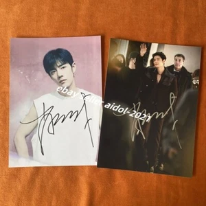 XIAO ZHAN PHOTO PICTURE WE SIGNED AUTOGRAPHED CHINESE STAR COLLECTION 5*7 2025D - Picture 1 of 5