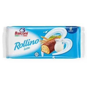 Merendine Balconi Rollino Milk 6 Piece 222 Gr Cream - Milk Chocolate - Picture 1 of 1
