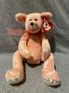 1993 TY Attic Treasures Hayes You're Peachy Plush Stuffed Bear NWT - Picture 1 of 5