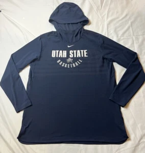 Utah State Aggies Basketball Nike Alpha Fly Rush Team Issued Hoodie Herren XL - Bild 1 von 4