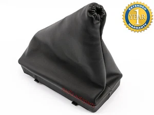 Soufflet Frein à main pour Opel Corsa C Combo Tigra Noir Cuir 1578518 / 578518 - Afbeelding 1 van 3