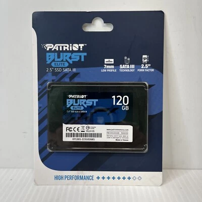 Patriot Burst Elite 2.5" 120GB SATA III Internal Solid State Drive (SSD) PBE120G - Image 1 of 2