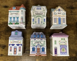 🏠NUEVO 2024 LENOX SPICE VILLAGE #4 - Juego de 6 - Colección Tarros de Especias LISTO PARA ENVIAR - Imagen 1 de 11