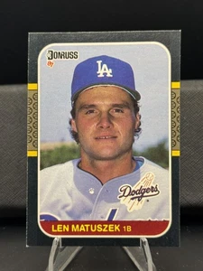 1987 Donruss #423 Len Matuszek - Picture 1 of 2