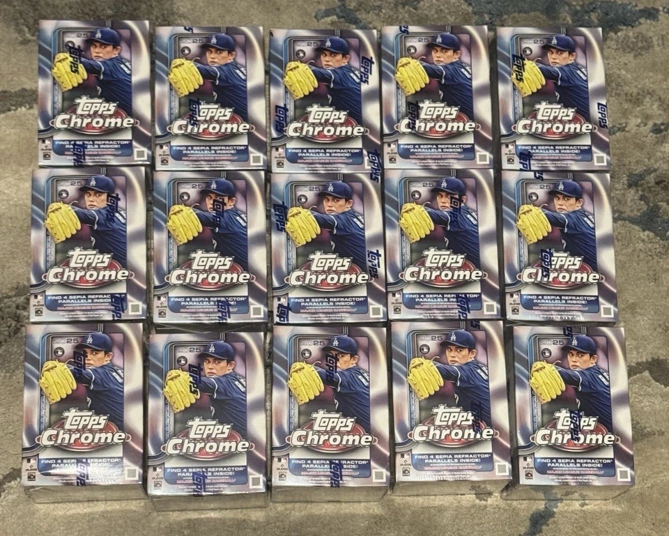 2025 Topps Chrome Baseball Blaster Box