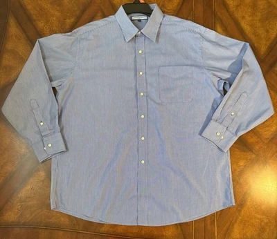 Camisa de vestir Tommy Hilfiger para hombre talla XL ITHACA manga larga con botones de negocios Foto 1 de 4