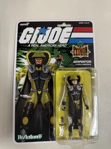 GI JOE SUPER7 Reaction Python Patrol SERPENTOR Cobra Emperor Target Exclusive - Picture 1 of 1