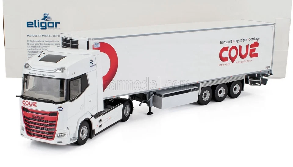 1/43 ELIGOR - DAF - XG TRUCK SEMI-FRIGO COUE TRANSPORTS 2021 118541 - Immagine 1 di 1