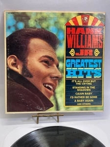 Hank Williams Jr Greatest Hits Vintage Vinyl LP 1969 MGM Record ST-93190 - Picture 1 of 5