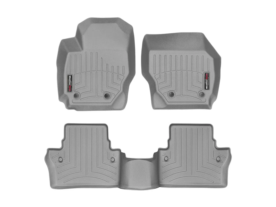 Forro de piso WeatherTech para Volvo V70 2008-2010 - primera y segunda fila, gris Foto 1 de 4