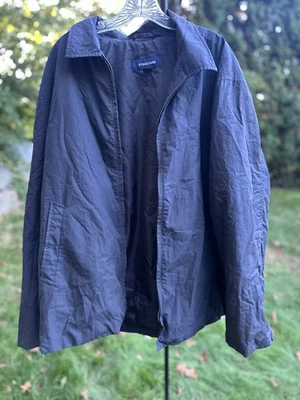 Chaqueta ligera negra con cremallera Structure para hombre XL informal estilo clásico Foto 1 de 4