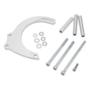 ¦Alternator Bracket Kit CNC Silver For Small Block Long Water Pump - Picture 1 of 22