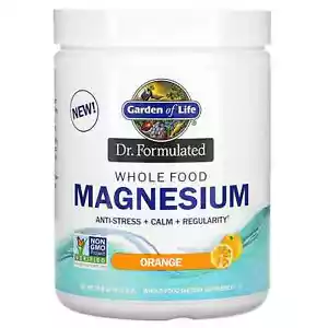 2 x Garten des Lebens, Dr. Formuliert, Vollwertkost Magnesiumpulver, orange, 14,8 Unzen - Bild 1 von 2