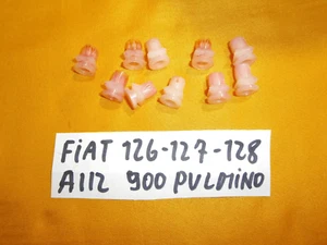 10 CLIP FIXING LICENSE PLATE LIGHT FIAT 126 127 128 850 900 MININO A112 *PERIOD CAR* - Picture 1 of 3