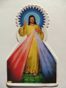 Christian Window Sticker JESUS 8.4cm x 13cm (D-055) Double Sided CREASED - Picture 1 of 3