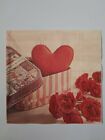 Pack Of 20 Paper Napkins for Decoupage Craft And Art Flowers Heart Vintage 3333