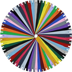 60pcs Nylon Invisible Zippers Tailor Sewing 9 inch Invisible Zippers 20 Colors - Picture 1 of 9