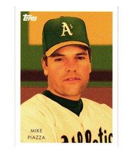 2007 Topps #WM2 Mike Piazza Oakland Athletics