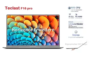 Teclast F16 Pro Laptop 15,6", 12 Gen N95 3.4GHz, 12 GB RAM, 256 GB SSD, Win 11 - Bild 1 von 16