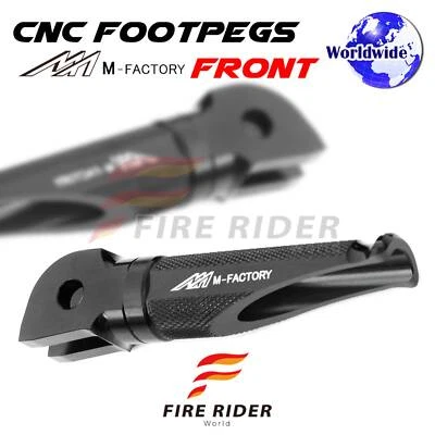 SHINOBI Front Foot Pegs Black For Honda CB1000R 08 09 10 11 12 13 14 15 16 1 - Image 1 of 4