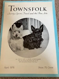 RARE Vintage Apri 1976 Townsfolk Magazine: Chicago, Skokie, Wilmette, Barrington - Picture 1 of 8
