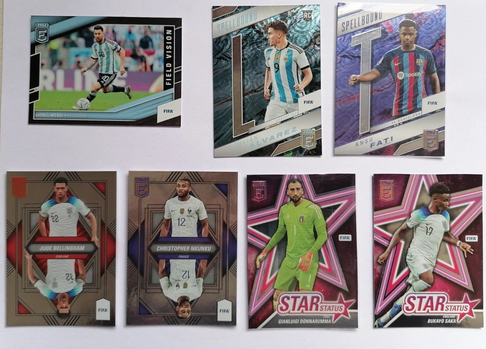 2022-23 PANINI DONRUSS ELITE FIFA SOCCER INSERTS ( BUY 3 GET 10 FREE) - Image 1 of 1