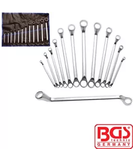 BGS Tools 12-teiliges Doppelringschlüssel-Set 75° versetzt 6-32 mm 30200 - Bild 1 von 2