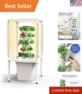Sjzx Hydroponic Growing System with Grow Lights No Seedlings Included |25-Pla... - Foto 1 di 10