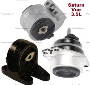 MMB155 Motor Mounts fit 3.5L Engine 2004 - 2007 Saturn VUE no Transmission Mount