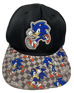 Chapeau arrière Sonic Snap Back le hérisson casquette Sega casquette à bille jeunesse adolescent noir bleu rouge
