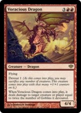 X 1 gazeux dragon/voracious dragon english near mint conflux magic mtg