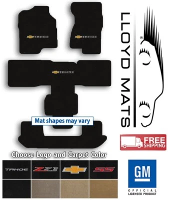 Chevrolet Tahoe - 4 peças conjunto de tapete Lloyd Ultimats - Escolha a cor e o logotipo - Imagem 1 de 4