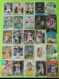 Oakland A's 100 Cards, Jose Canseco RC, Tyler Soderstrom RC, Reggie Jackson 